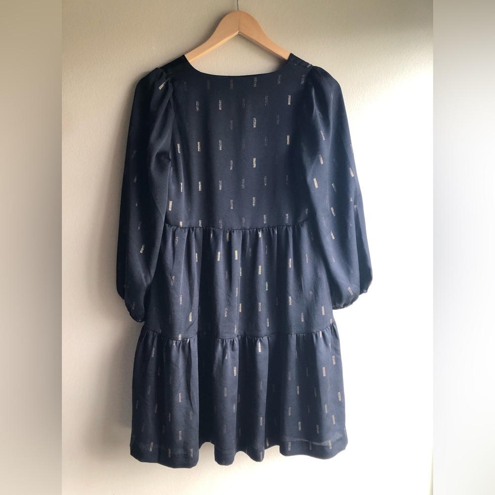 Madewell Women’s Mid Long Sleeve Pockets Black Dress Size XS - Picture 7 of 16